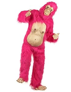 DEGUISE TOI Vegaoo Deluxe Gorilla-Kostüm pink