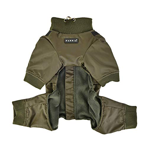 Puppia PLSD-JP1663-KH-L Garnet Pet Coat, Khaki, Large - Image 2