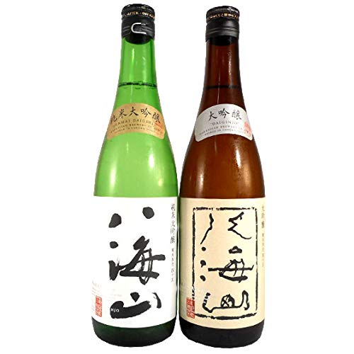 Amazon.co.jp: 八海山 純米大吟醸＆大吟醸 720ml 2本 ギフトボックス