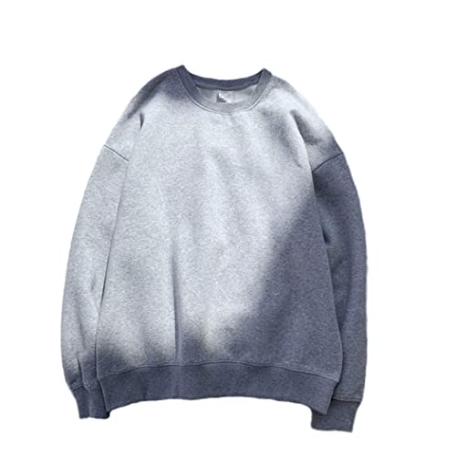 Pull à capuche homme gris clair XXL anti-froid pour morphologie forte