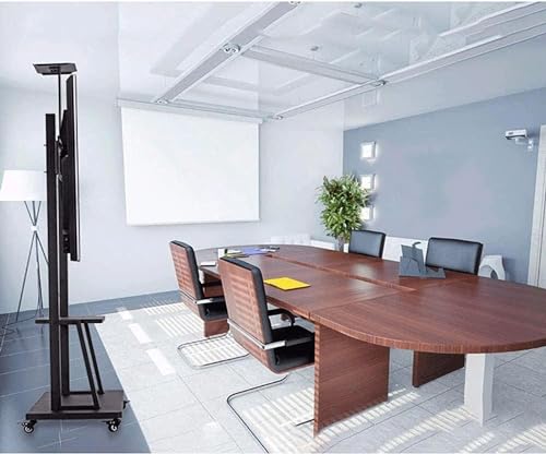 Soporte móvil para TV de piso estable y ajustable miniatura 6