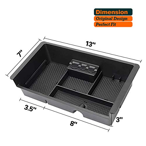 Carforu W110503WAB4099-BLK Center Console Organizer Fit For 2015-2020 Chevy Tahoe/Suburban/Gmc Yukon thumb #5