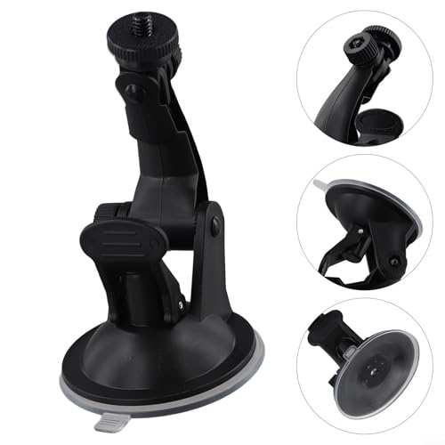 Auto-DVR-Halterung mit Saugnapf für Hero 3+/3/2/Action Cam, verstellbare um 360 Grad drehbare Halterung, ABS-Material, schwarz