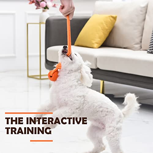 Vitalili KP-SQ-5 Dog Training Ball On A Rope Rubber Dog Rope Toys Ball thumb #3
