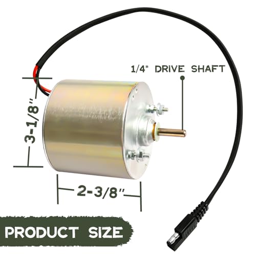 Highwild 12-Volt 1/4 Inch Shaft Feeder Replacement Motor thumb #1