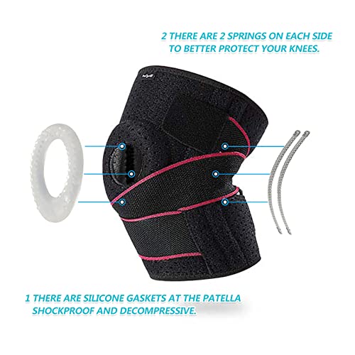 Doufurt Knee Brace With Side Stabilizers For Meniscus Tear Knee Pain Acl Mcl Injury Recovery Adjustable Knee Support Men And Women #TOP5