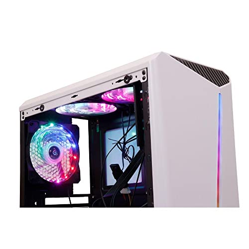 OEX GAME Gabinete Gamer, ATX 3 Coolers, Lateral Vidro, Frontal Iluminação ajustável RGB - GH200 - Br