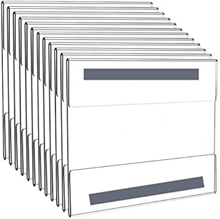 iplusmile 30pcs Supermarket Label Holders Price Display Holders Plastic Price Tag Holders for Wire Shelf Retail Price Label Merchandise Sign Display Holder