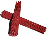 monthlysupply Unscented Incense Sticks Red Color Sticks 11' Punk Approx. 100 Sticks - 1 Bundle