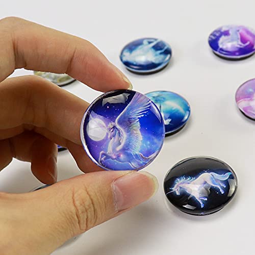 Yanse Unicorn Magnets For Fridge,12Pcs Cute Refrigerator Magnets Stickers,Funny Fridge Magnet Shape,Cute Small Tiny Magnet For Kitchen Whiteboard Door Decorative #TOP1