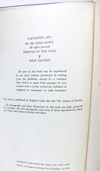 The Ascent of Everest