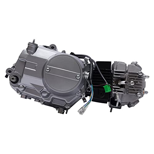 125Cc Air-Cooled Engine 4 Stroke Motor, Single Cylinder 4 Speed Manual Clutch Dirt Bike Engine Motor, Starter Carb Complete Kit For Honda Crf50 Crf70 Xr50 Xr70 Z50R Ct70 Mini Trail Engine #TOP5