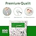Spa Stix Cotton Balls. 500 Count Medium Size. Non Sterile Super Soft.,White