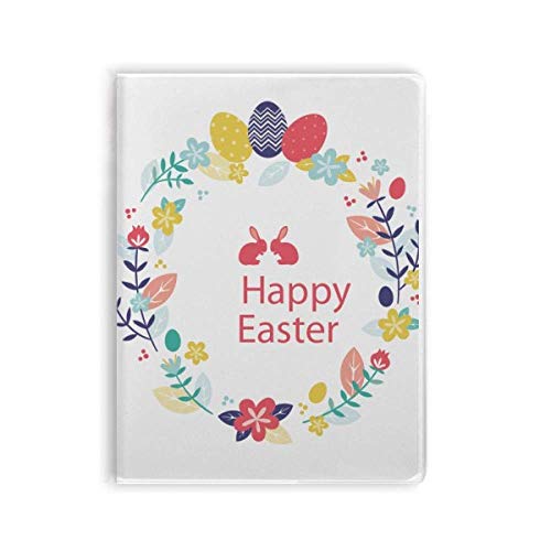 Carnet de notes de Pâques couverture souple feuilles fleurs