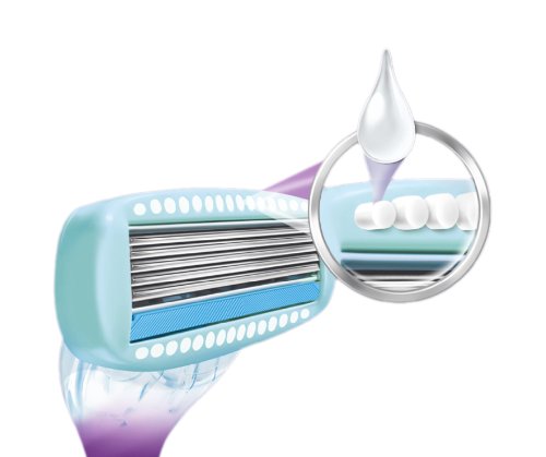 Wilkinson Sword Hydro Silk Damen Rasierer, mit 1 Klinge und Halterung, 1 St - Image 5