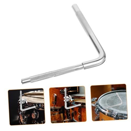 Levemolo Drum Clip with Cowbell Mount Clamp Drum Cymbals Holder l Shape Bracket