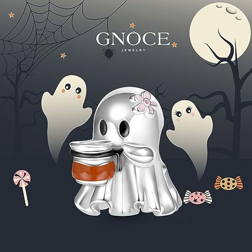 Image of GNOCE Halloween Charm Bracelet Fit Pandora Beads for Women Gift