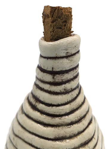 Handcrafted Rustic Ceramic Bottles with Cork Stoppers for Eclectic Home Decor – Artisanal Portuguese Clay Vases - Image 6