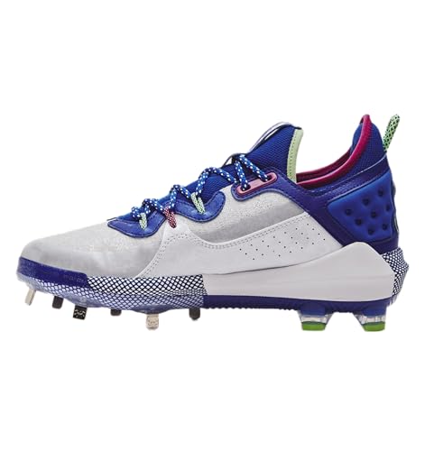 Under Armour Y UA Harper 8 Low ST 싅XpCN - GlM[^[Ƌɂ̃gNVB, zCg/C - 104, 31.0 cm
