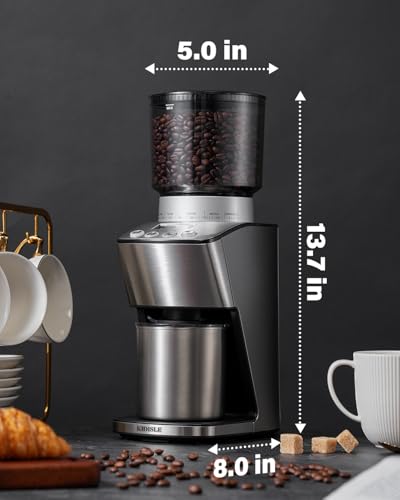 Kidisle Conical Burr Coffee Grinder thumbnail 7