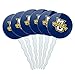 GRAPHICS & MORE Marquette University Primary Logo Cupcake Picks Toppers Decoration Set of 6