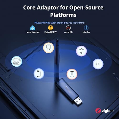 Image of SONOFF Zigbee 3.0 USB Dongle Plus MG24, Zigbee Gateway with EFR32MG24, Thread & Zigbee USB Stick, Zigbee Controller for Home Assistant or Zigbee2MQTT