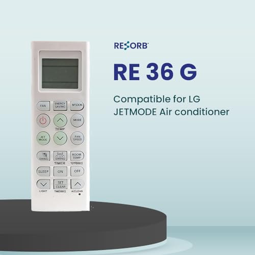 Image of RE 36G Remote Contro Compatible for LG AC wth M'Soon and jetmode Function AC Remote Controler