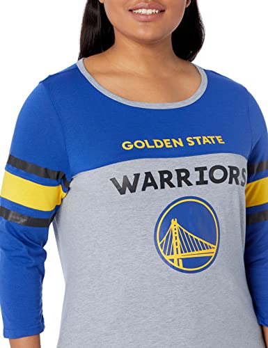Image of Ultra Game Women's NBA Official Standard T Raglan Baseball 3 /4 Long Sleeve Tee Shirt