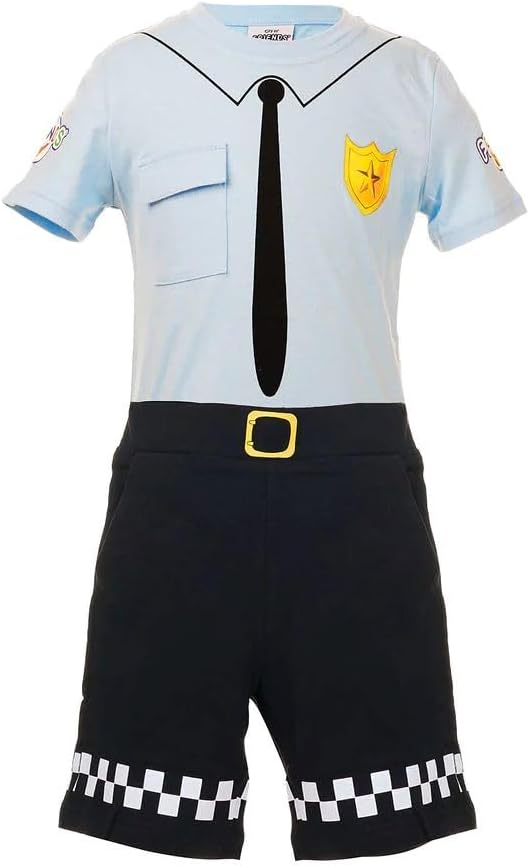 City of Friends Police Uniform-Max 4-6 years, Safe on Skin, Durable Long-lasting, Plush Toy Figure, Police Uniform Police Officer Dress Up Set, Police Outfit for Stuffed Animals, Role Play
