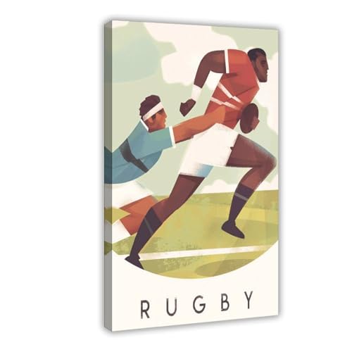 Poster rugby aesthetics 40x60cm pour remplacer les murs vides de votre chambre ado