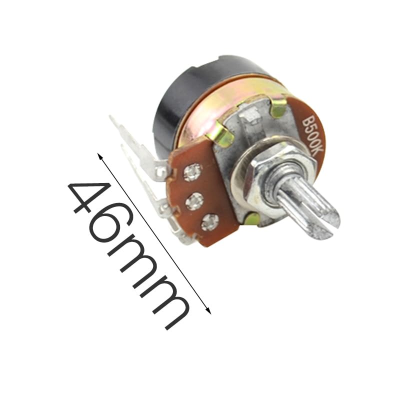 1Pcs Adjustable Resistance Speed Regulator with Switch Potentiometer,B10K