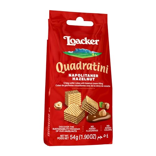 Image of Loacker Quadratini Napolitaner Hazelnut Wafer, 54g