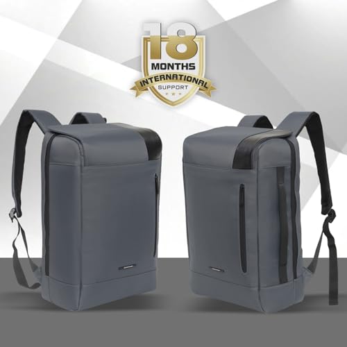 Image of Swiss Military VERTEX Laptop Backpack for Men & Women Fits 15.6 inch Laptop, Water Resistant Backpack with Anti Theft Pocket & TSA Approved Lock, Dual Carry Handles, Trolley Strap Office College Bag