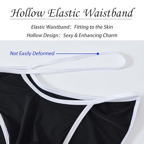 Mens Sexy Underwear Bulge Enhancing Pouch with Breathing Holes Revealing Waist Underwear for Men2
