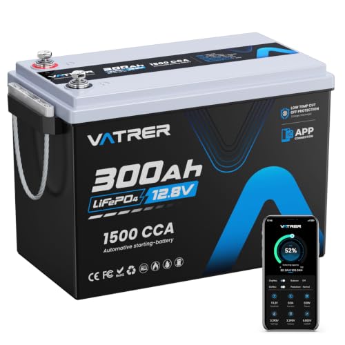 12V 300Ah LiFePO4 Battery with APP Monitoring & 200A BMS