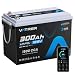 12V 300Ah Lithium LiFePO4 Battery with APP Monitoring, 200A BMS Rechargeable Starting Battery, High/Low Temperature Protection, 2560W Max Load Power for RVs, Solar, Boats, Off-Grid,Home Energy Storage