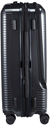 ワールドトラベラー スーツケース プリマス エキスパンダブル キャスターストッパー付 74L 4.9kg ガンメタリック