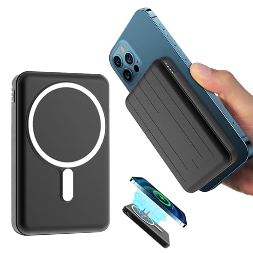 Wireless Magnetic Power Bank 10000mAh, 22.5W Fast Charging Portable Charger, Small USB-C Battery Pack with Mag-safe for iPhone 16/15 Plus/Pro/Pro Max,14/13/12 Series