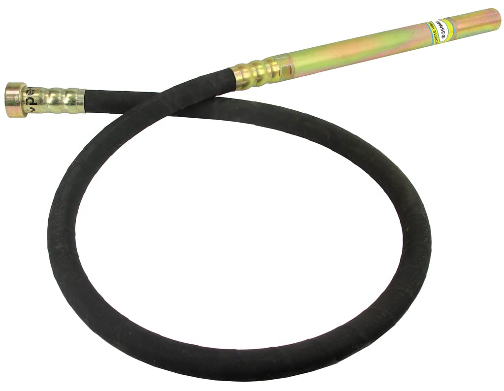 Vibratore elettrico 1350W per calcestruzzo cemento Testa Vibrante Ø35 mm 2m Motore 4500 rpm