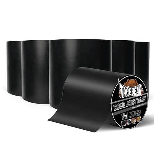 TAPEBEAR Joist Tape for Decking 6inch x16feet, Joist Tape Butyl