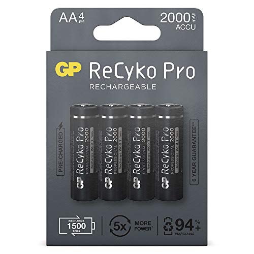 1X4 GP RECYKO Pro NIMH BATERÍA AA/Mignon 2000MAH Pro