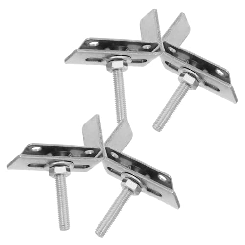 HAMPPLIES 4pcs Undermount Sink Support Brackets with Industr