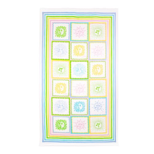 Lilly Pulitzer Oversized Pool and Beach Towel 40 x 72 Large Cotton Towel for Adults (Sun Tiles Home)