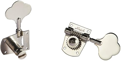 Miniatura 31 de Cloverleaf - Afinadores de guitarra para bajos, para zurdos, 4L, cabezales de máquina de afinación de bajos, clavijas de afinación de graves