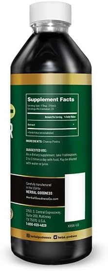 Stone Breaker 12oz – Organic Chanca Piedra Kidney Detox & Gallbladder Cleanse – Dissolves Kidney Stones & Gallstones Fast – Natural Stone Breaker Supplement for Detox and Crystal Flush – 1 Bottle - Image 2