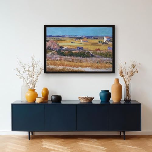 Impression sur toile The Harvest Van Gogh 40x61 cm pour la décoration de bureau
