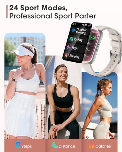 Image of Slim Fitness Tracker, Smart Watches for Men /Women with Heart Rate /Blood Oxygen /Sleep Monitor, IP68 Waterproof Activity Trackers and Smart Watch for Phones with Step Tracker, Pedometer for Women Men