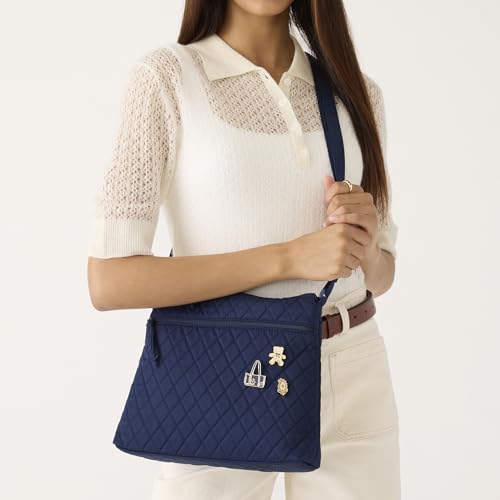 Image of Vera Bradley Women's Premium Cotton Original Zip Hipster Crossbody Bag