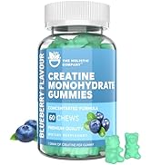 THE HOLISTIC COMPANY Creatine Monohydrate Gummies - Premium Quality High Strength Creatine Gummy,...