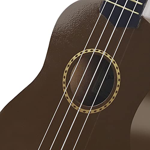 Image of POMAIKAI Soprano Wood Ukulele Rainbow Starter Uke Hawaii kids Guitar 21 Inch with Gig Bag for kids Students and Beginners (Bright Brown)